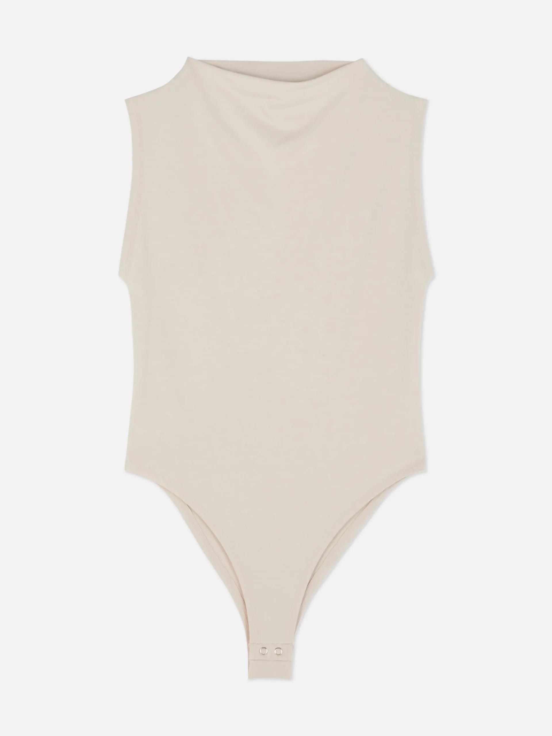 Mouwloze Body Met Hoge Hals