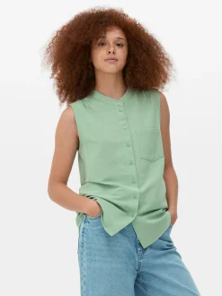 Mouwloze Tuniekblouse