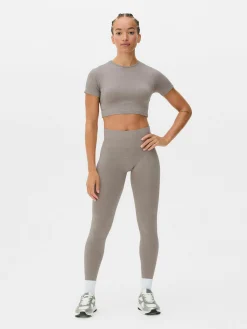 Naadloos Gemêleerd Sportshirt