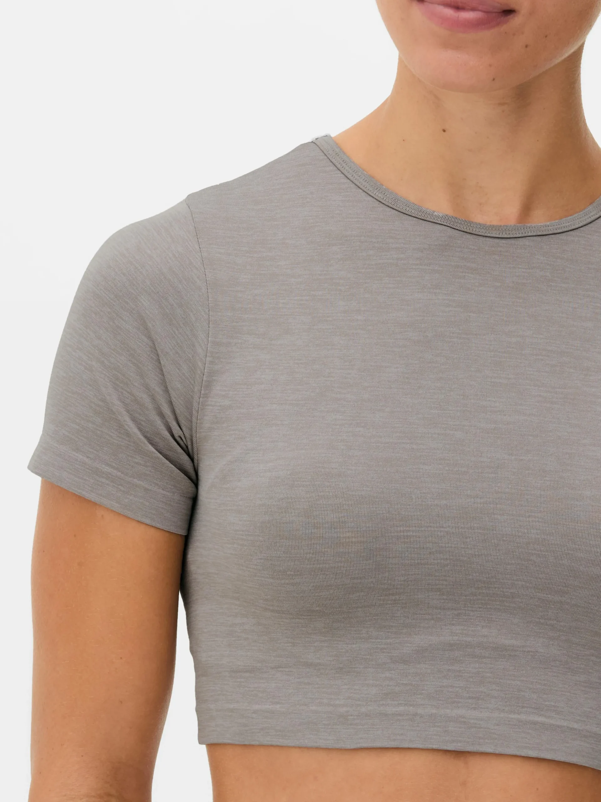 Naadloos Gemêleerd Sportshirt