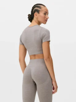 Naadloos Gemêleerd Sportshirt