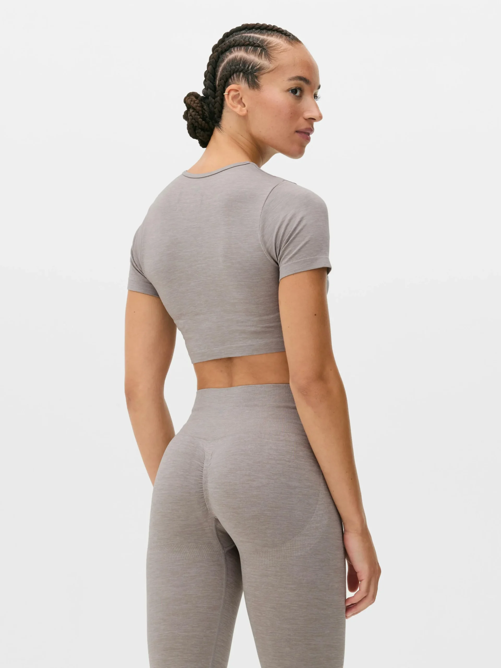 Naadloos Gemêleerd Sportshirt