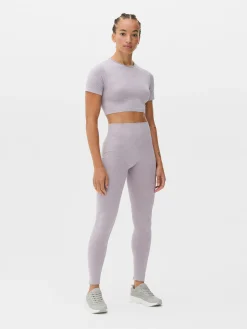 Naadloos Gemêleerd Sportshirt