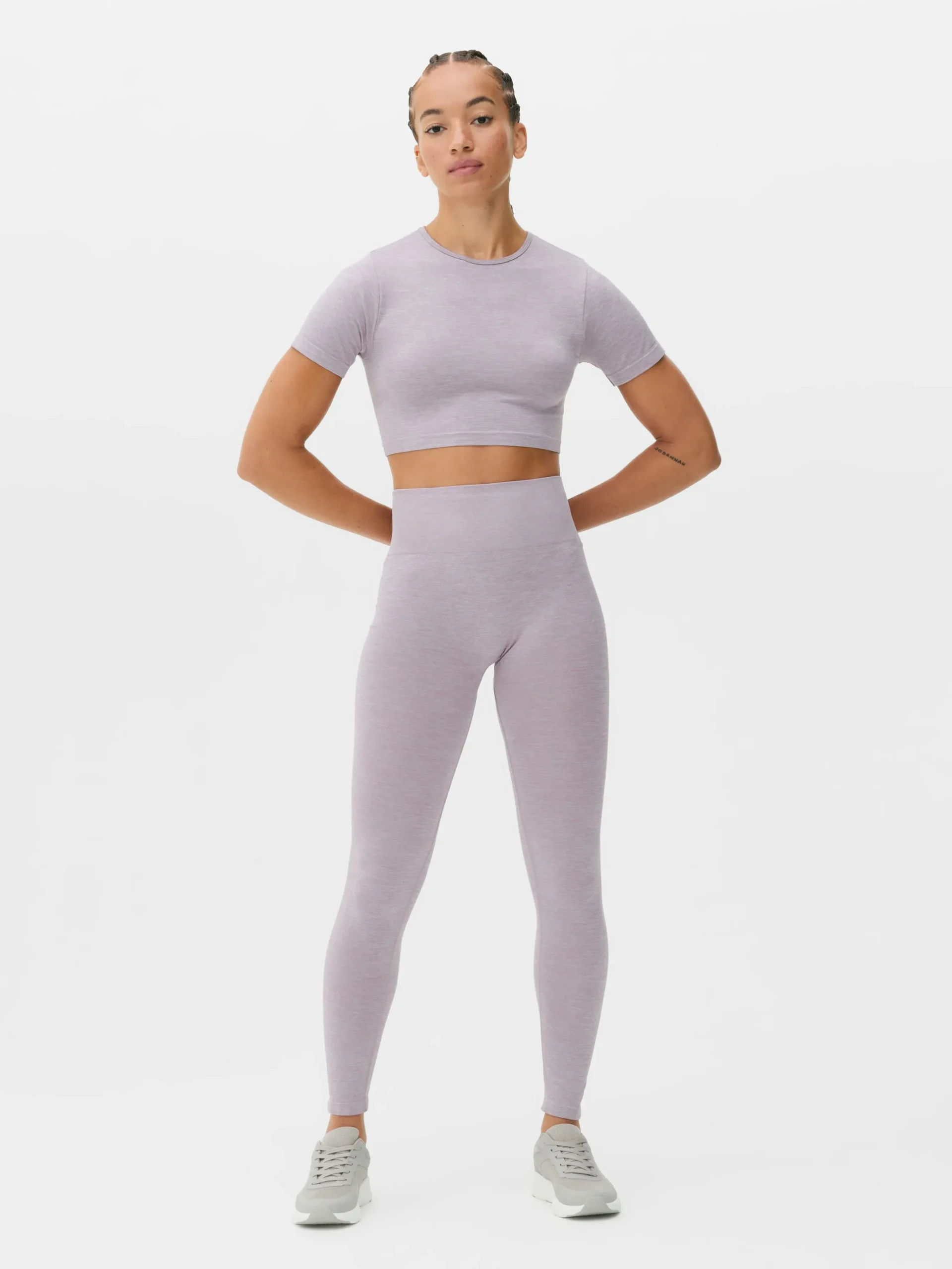 Naadloze Gemêleerde Sportlegging