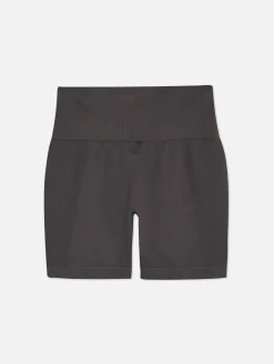 Naadloze Korte Sportbroek Met Hoge Taille