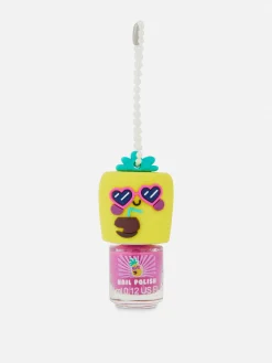 Nagellak Met Imitatieparels, Ananas
