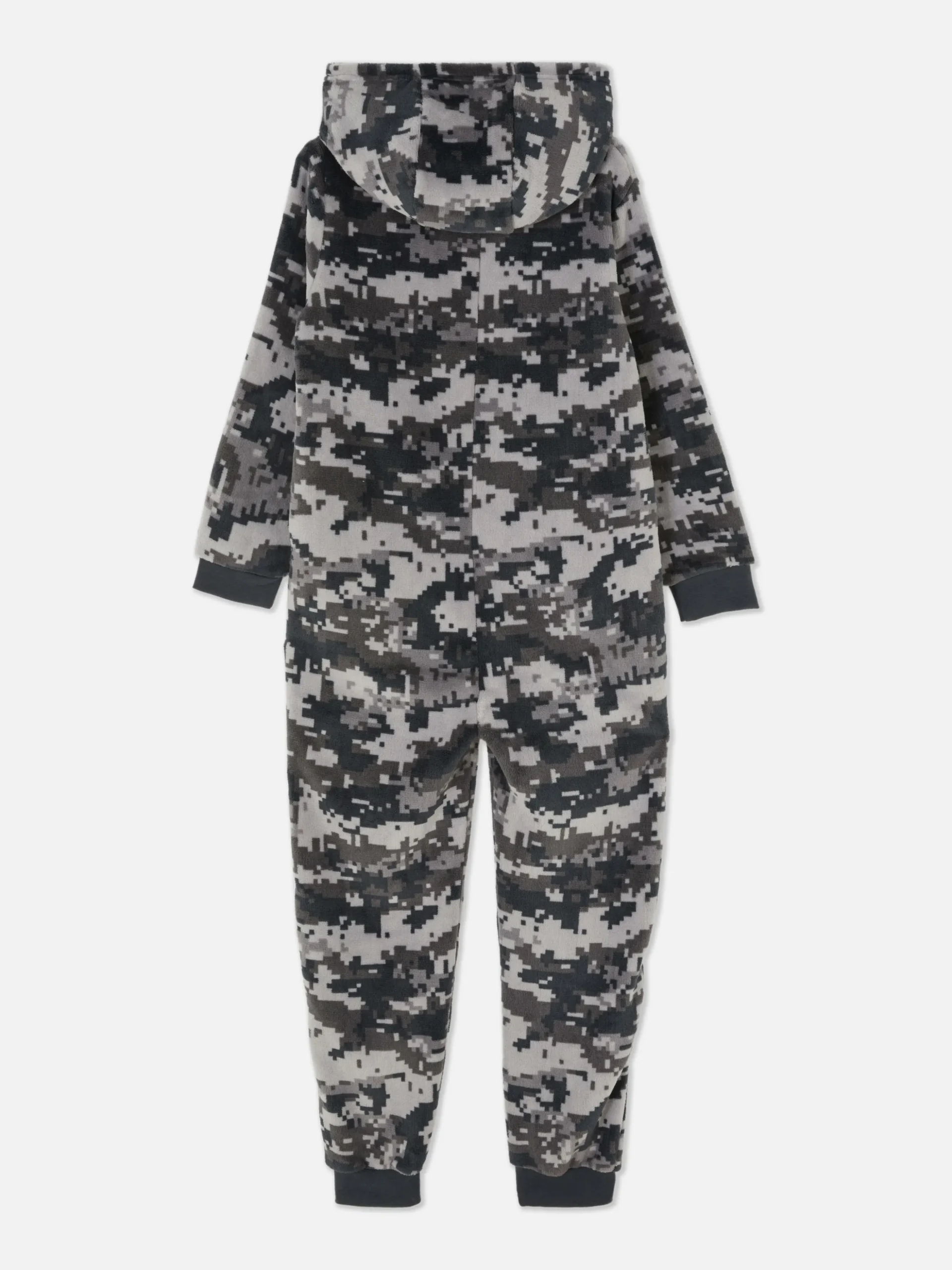 Onesie Met Rits En Camouflageprint