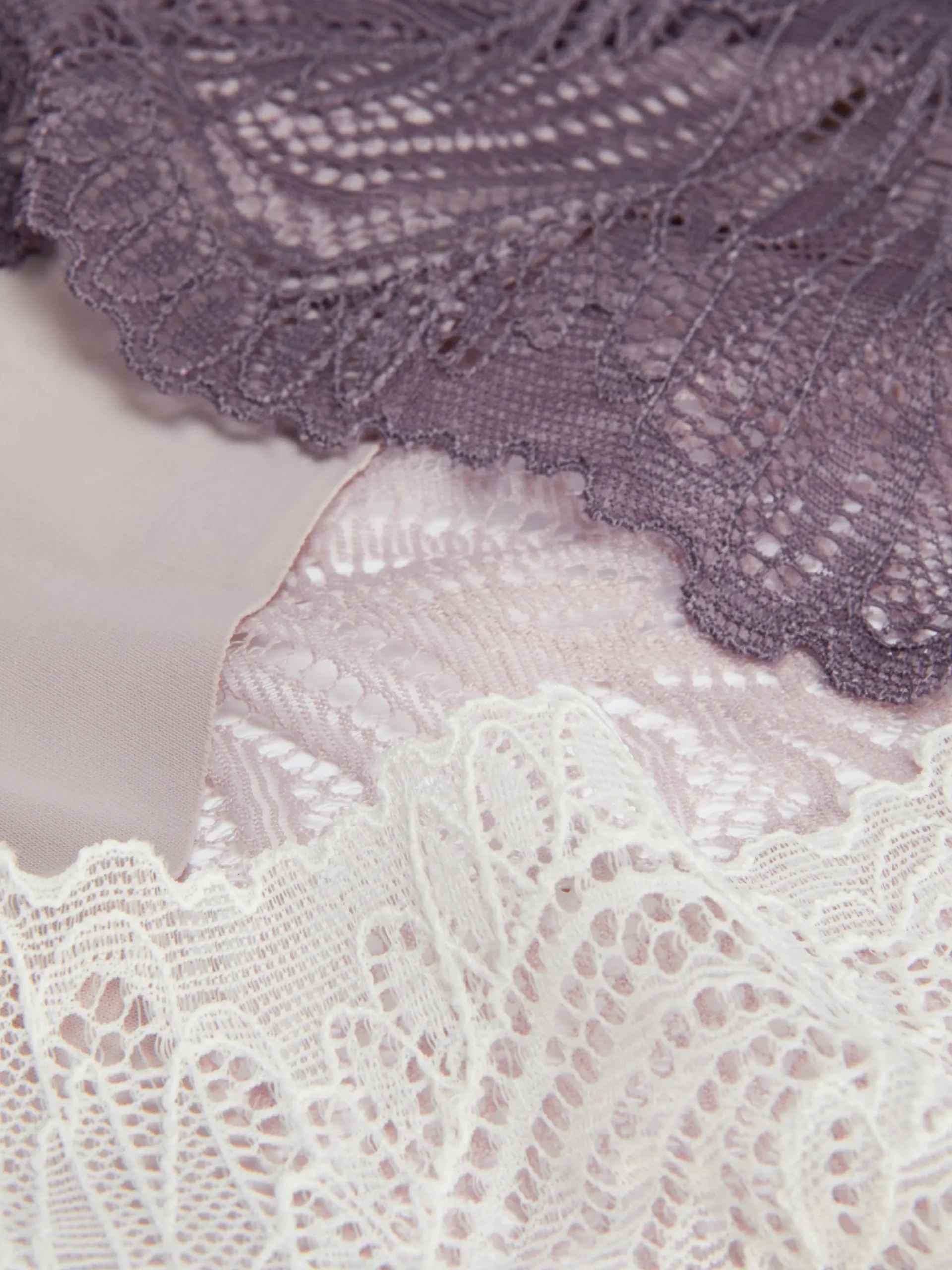 Onzichtbare Brazilian Slip Met Kant, Set Van 3