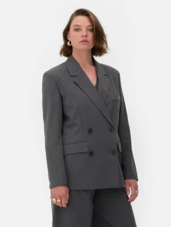 Oversized Double-breasted Blazer Rita Ora