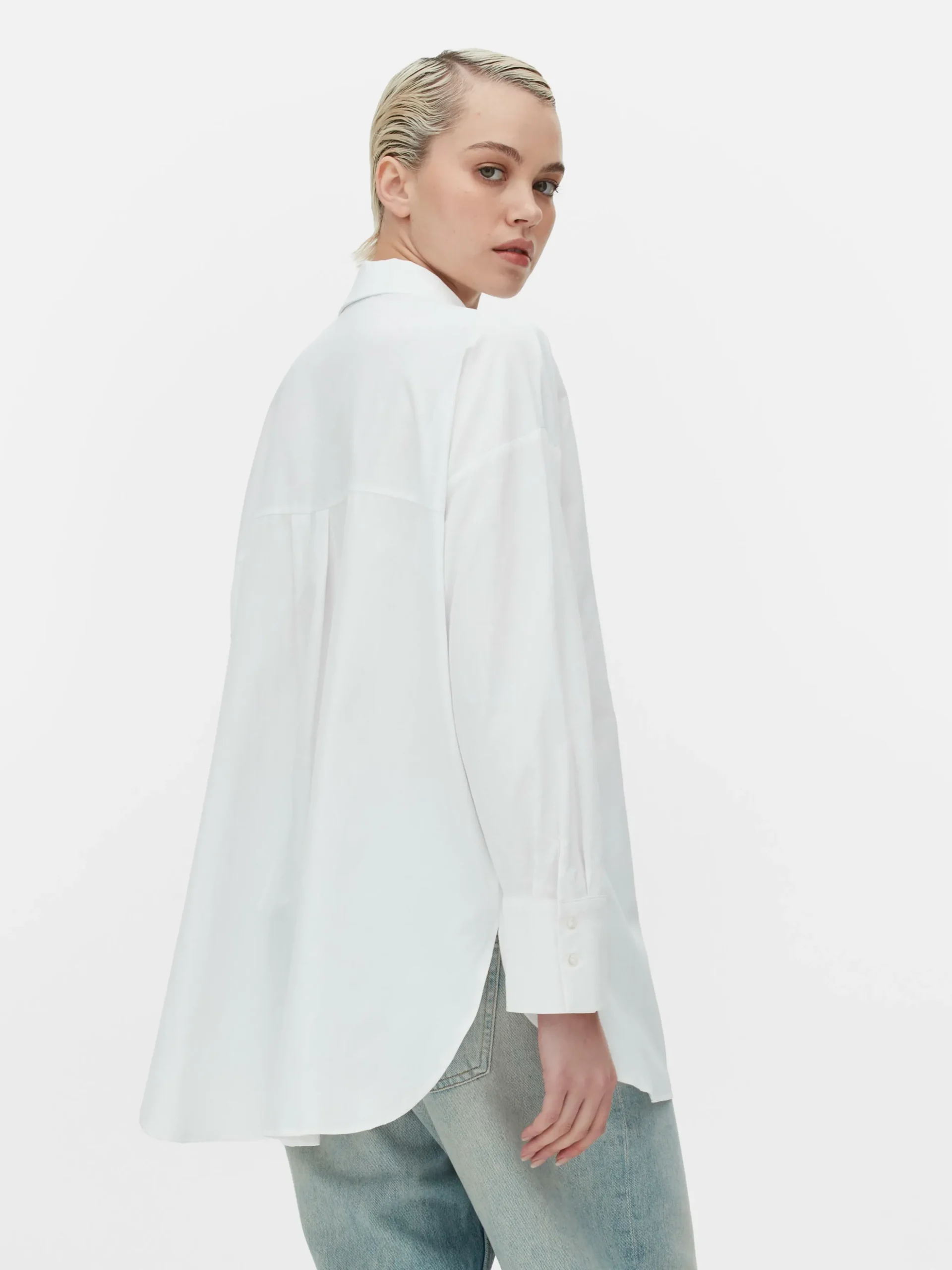 Oversized Overhemd Van Popeline