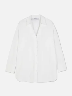 Oversized Overhemd Van Popeline
