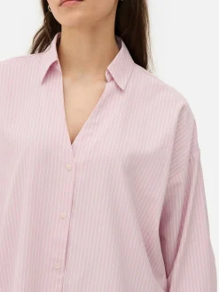 Oversized Overhemd Van Popeline