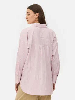 Oversized Overhemd Van Popeline