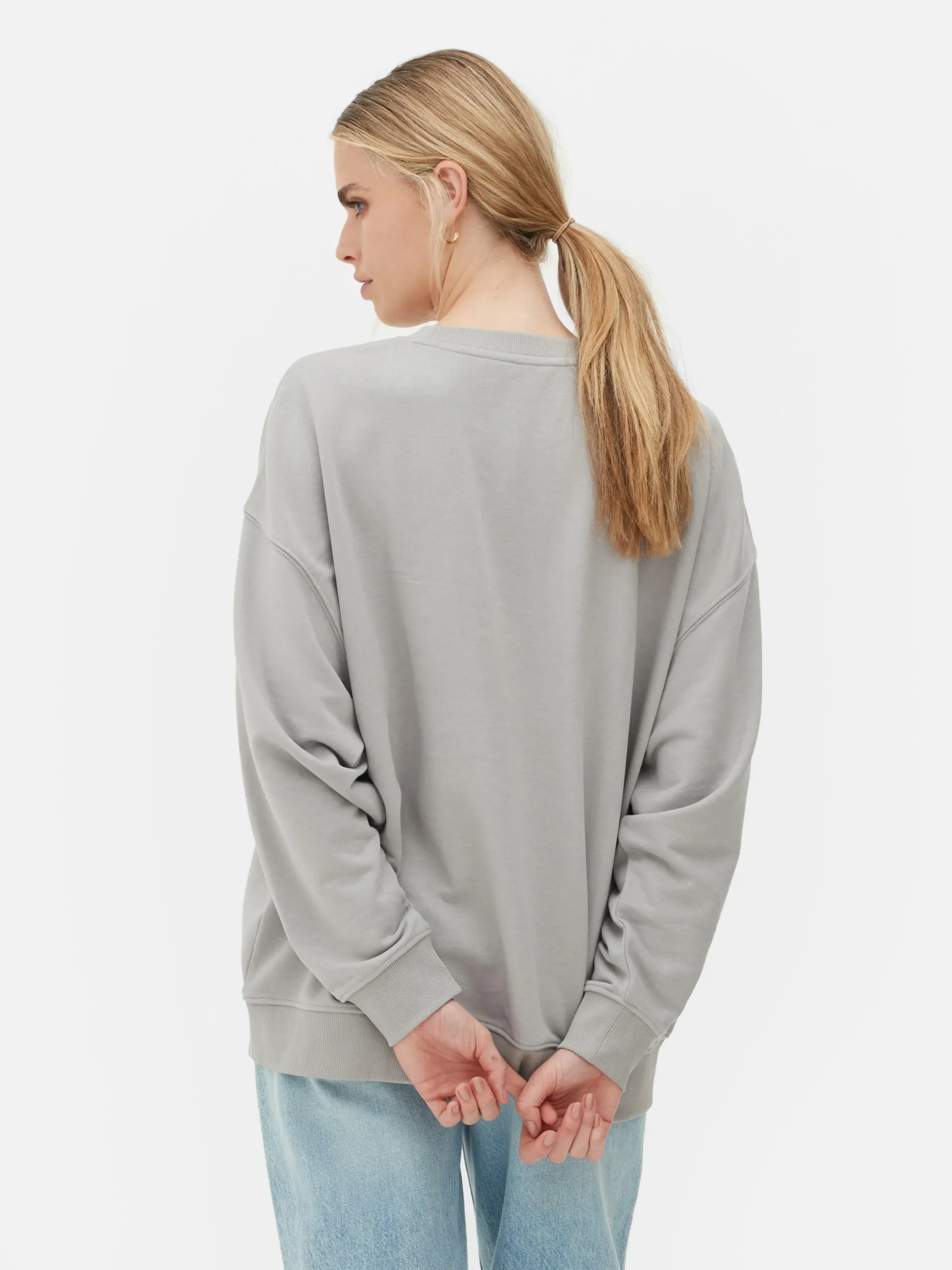 Oversized Sweatshirt Met Print Amsterdam