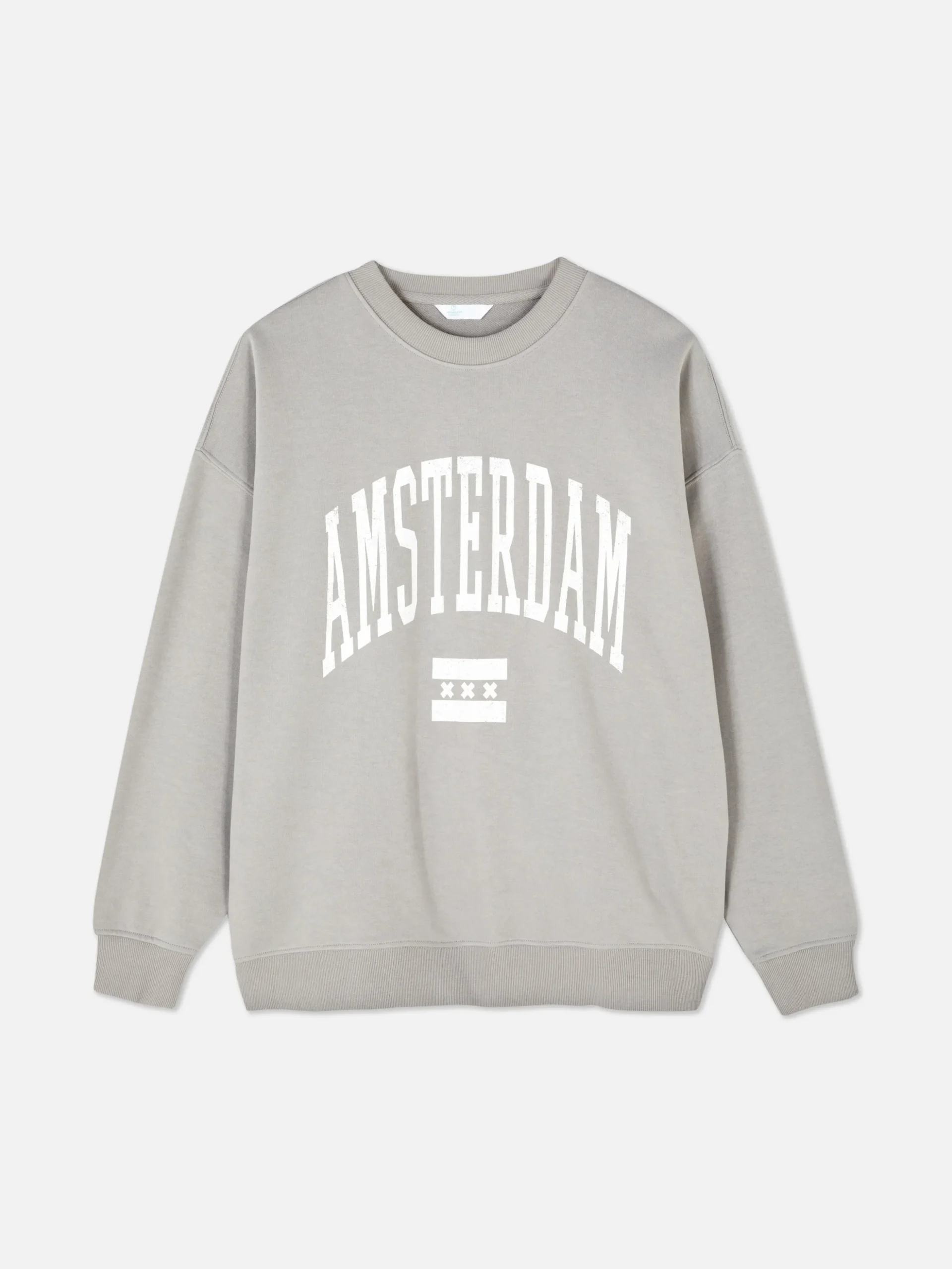 Oversized Sweatshirt Met Print Amsterdam