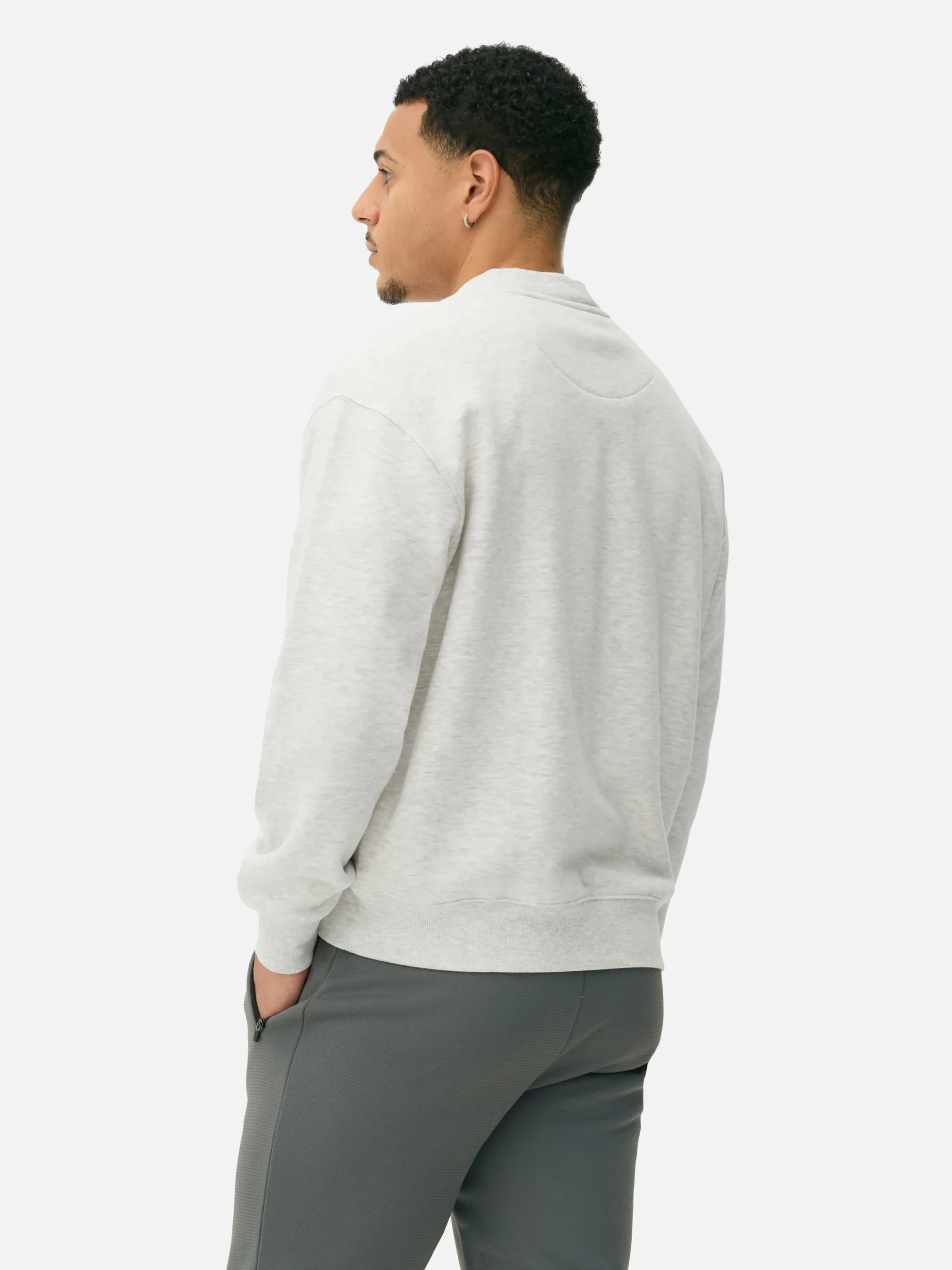 Oversized Sweatshirt Met Ronde Hals