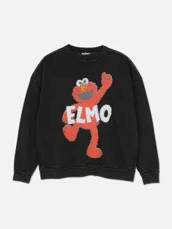 Oversized Sweatshirt Met Sesamstraat-print