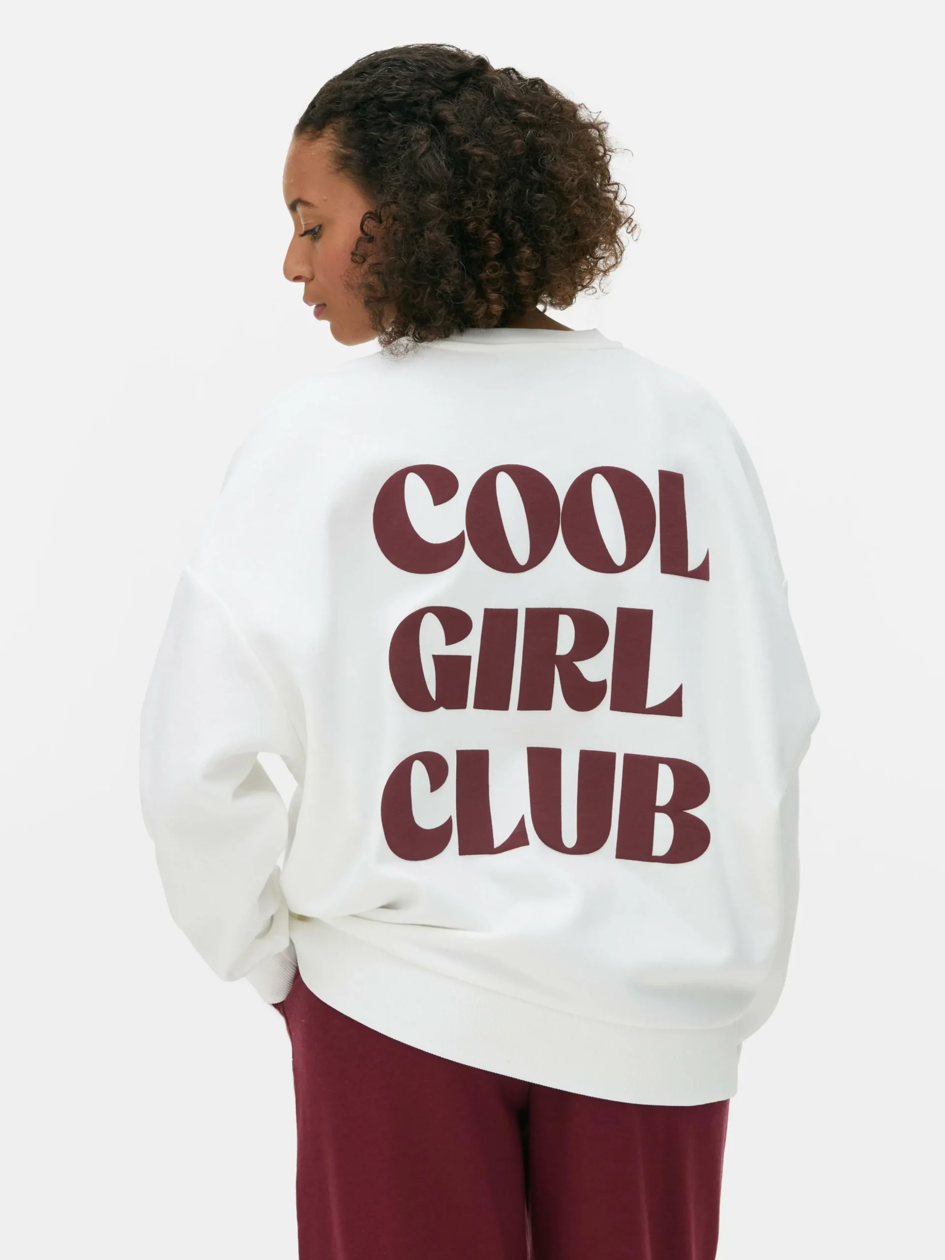 Oversized Sweatshirt Met Print