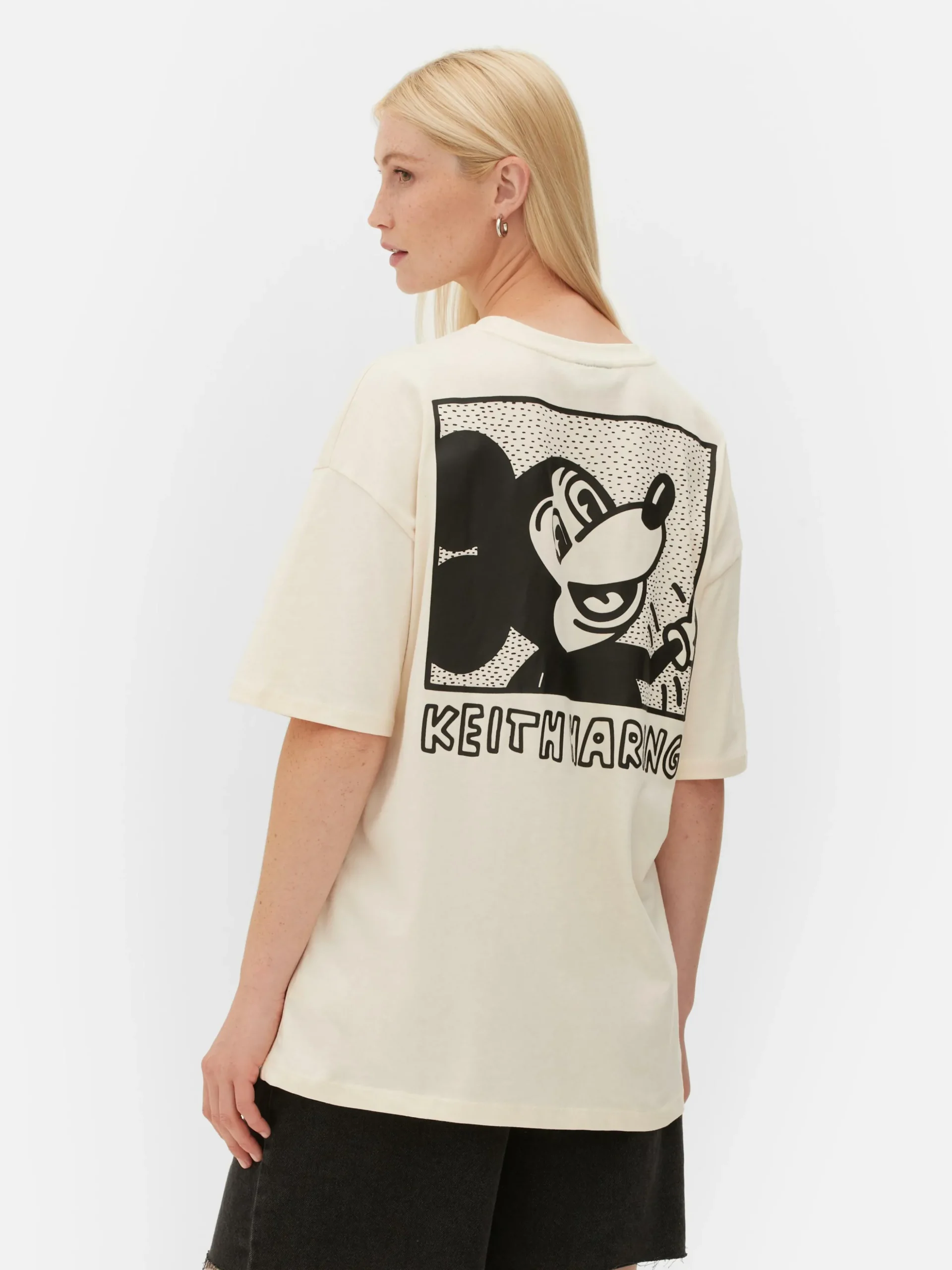 Oversized T-shirt Disney's Mickey Mouse X Keith Haring