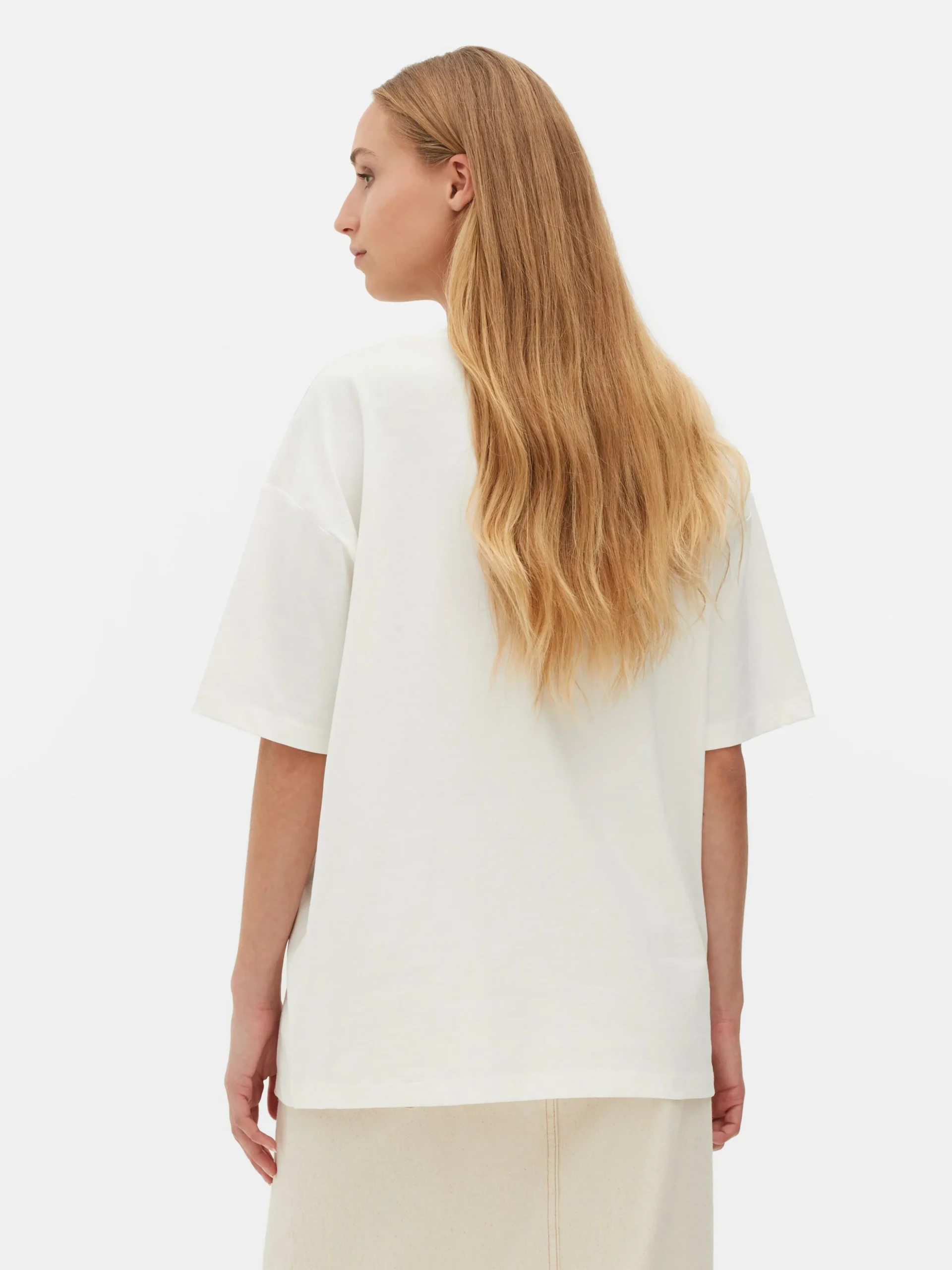 Oversized T-shirt Met Print Tupac