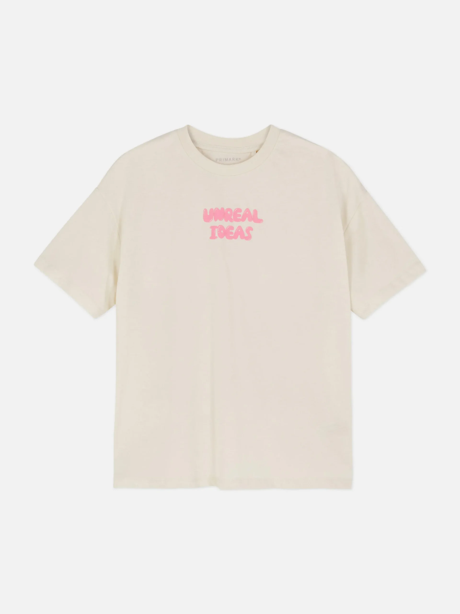 Oversized T-shirt Met Print
