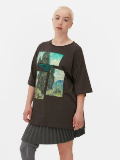 Oversized T-shirt Van Goghs Cipressen