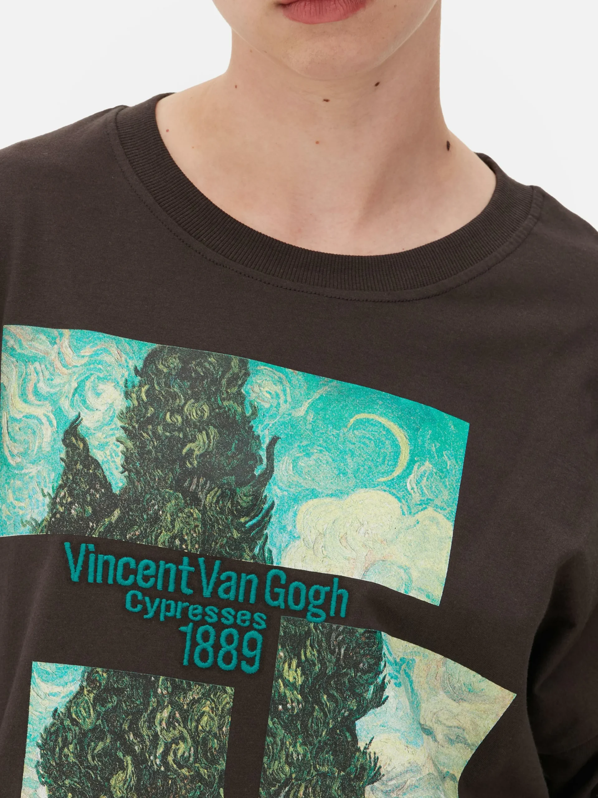 Oversized T-shirt Van Goghs Cipressen