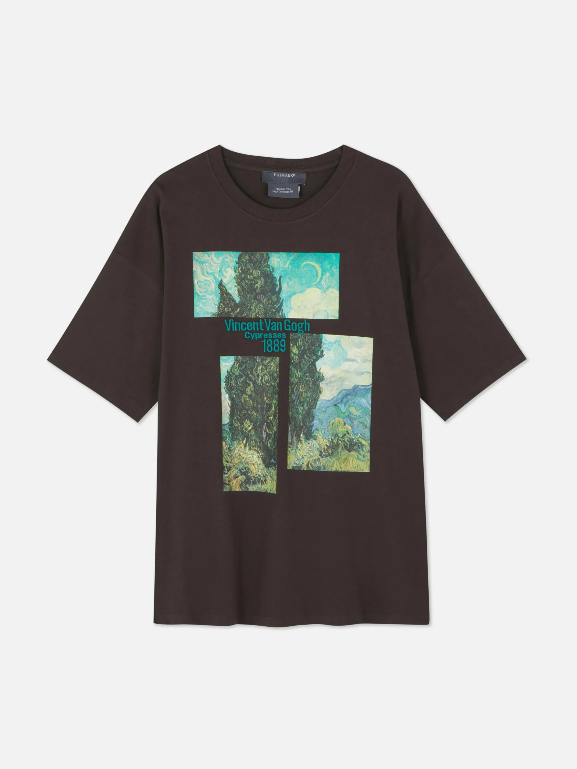 Oversized T-shirt Van Goghs Cipressen