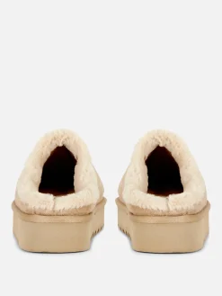 Pantoffels Gevoerd Met Imitatiebont