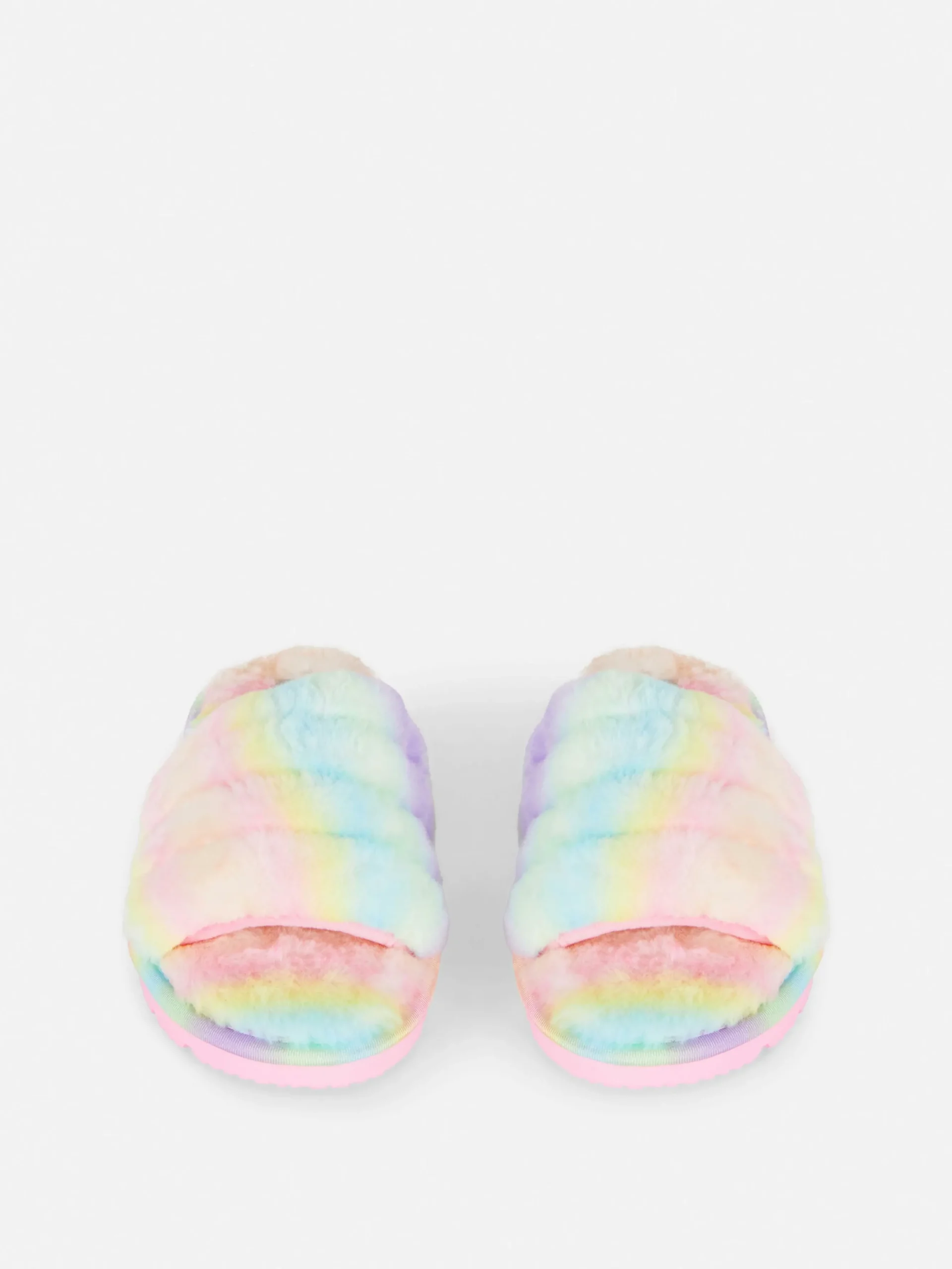 Pantoffels Van Imitatiebont Met Kleurverloop