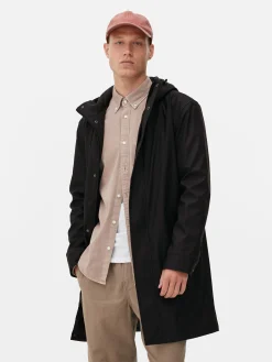 Parka Met Capuchon En Rubberen Coating