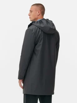 Parka Met Capuchon En Rubberen Coating