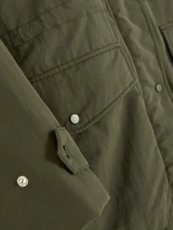 Parka Met Capuchon Met Imitatiebontrand