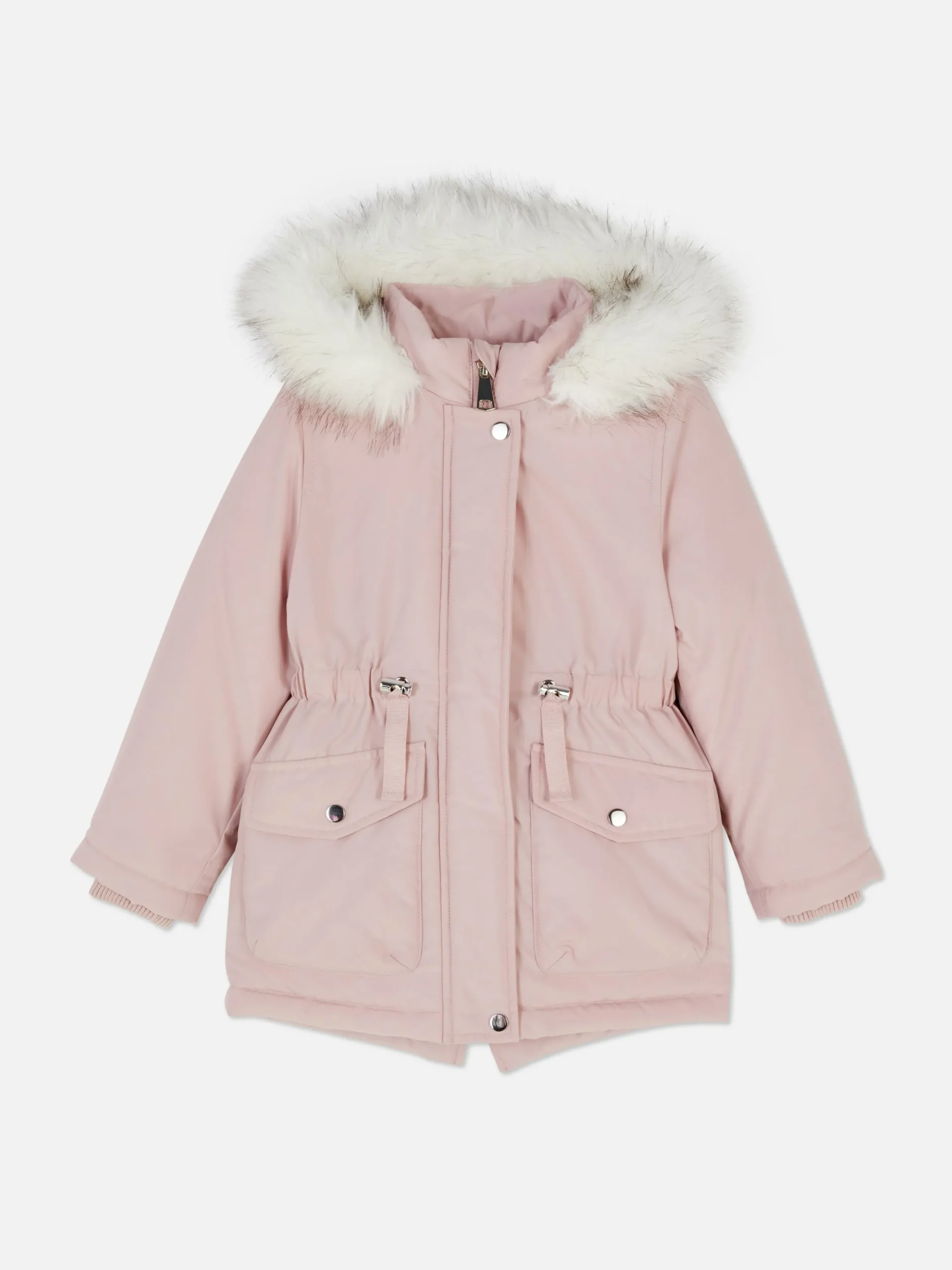 Parka Met Imitatiebontkraag