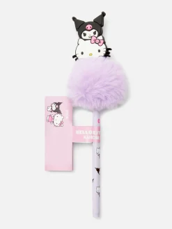 Pen Met Pompon Hello Kitty En Kuromi