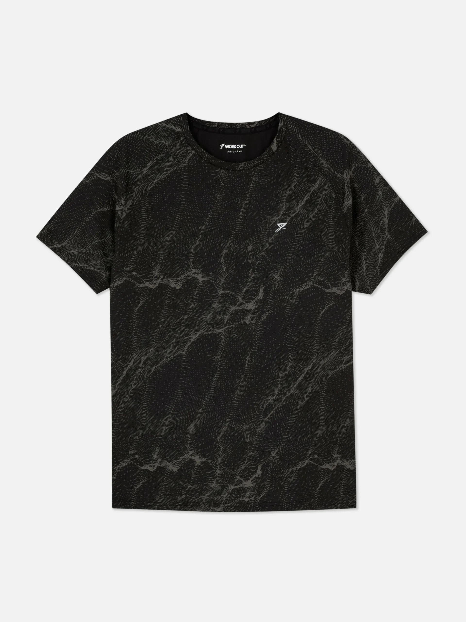 Performance-T-shirt Met Patroon