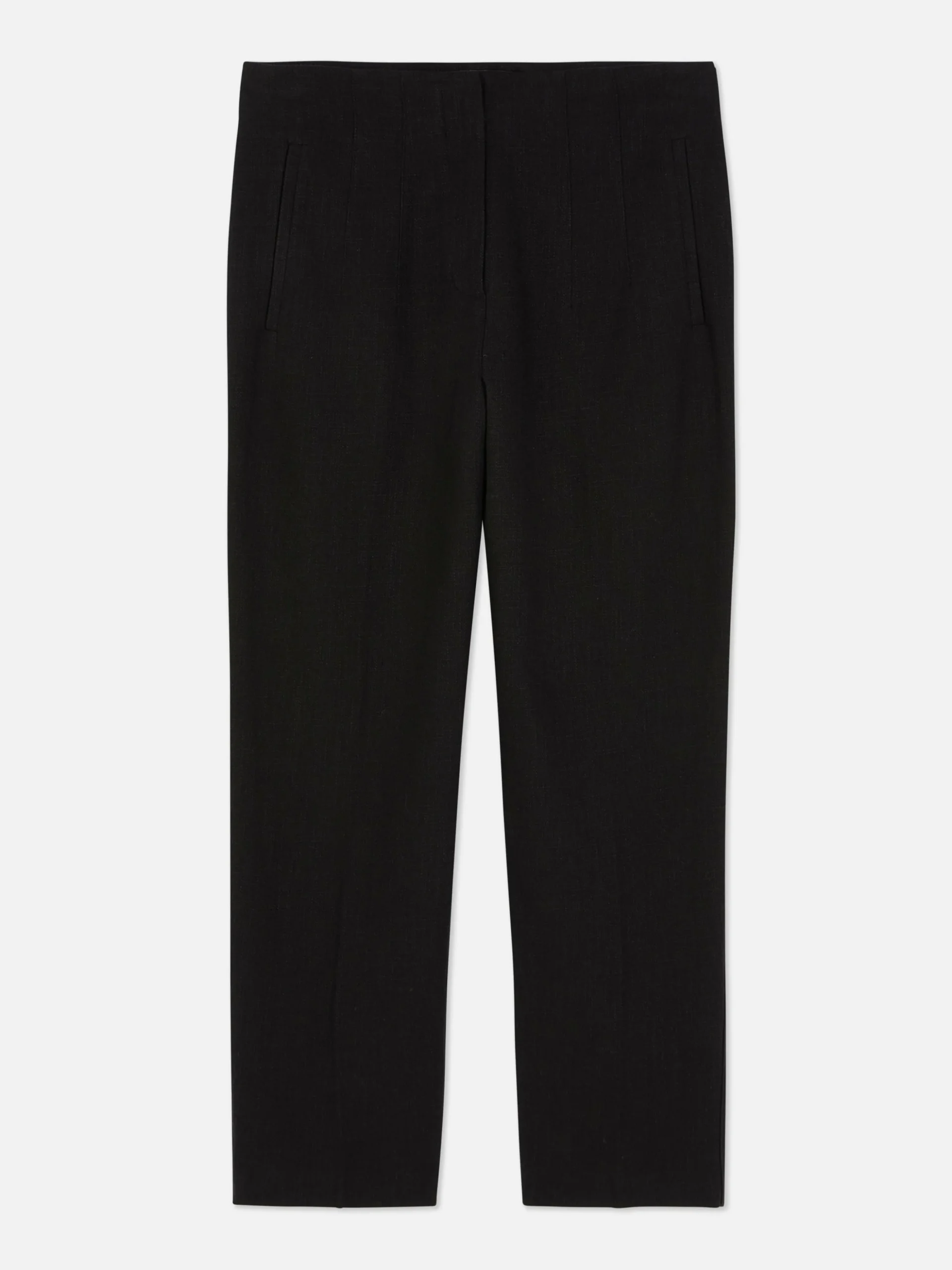 Pinstitch-broek Met Hoge Taille
