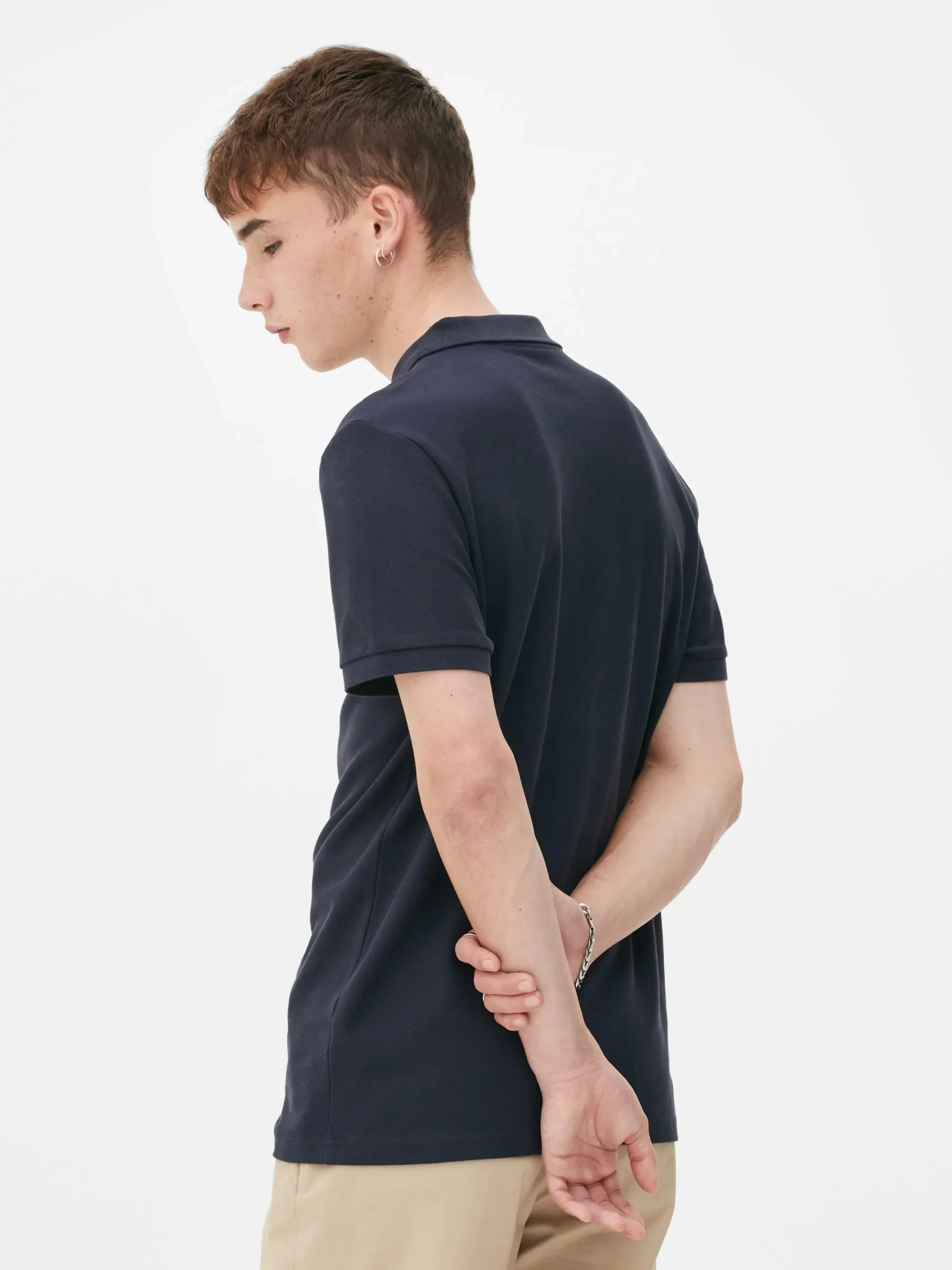 Piqué Poloshirt Met Korte Mouwen