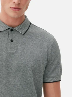 Poloshirt Met Birdseyemotief
