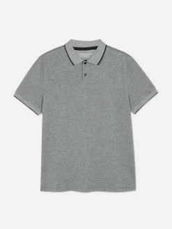 Poloshirt Met Birdseyemotief
