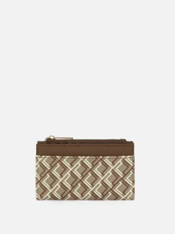 Portemonnee Met Monogram En Rits