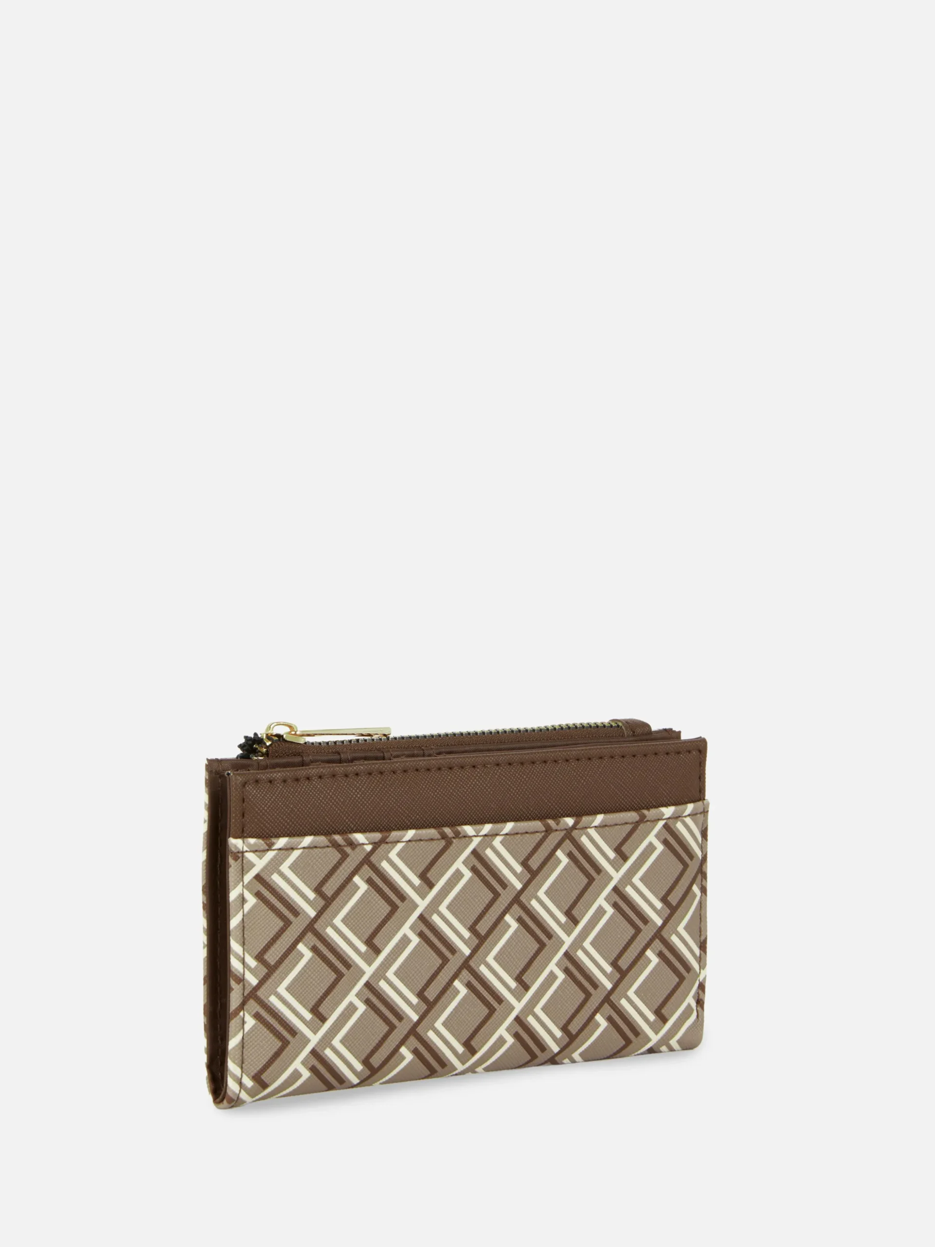 Portemonnee Met Monogram En Rits