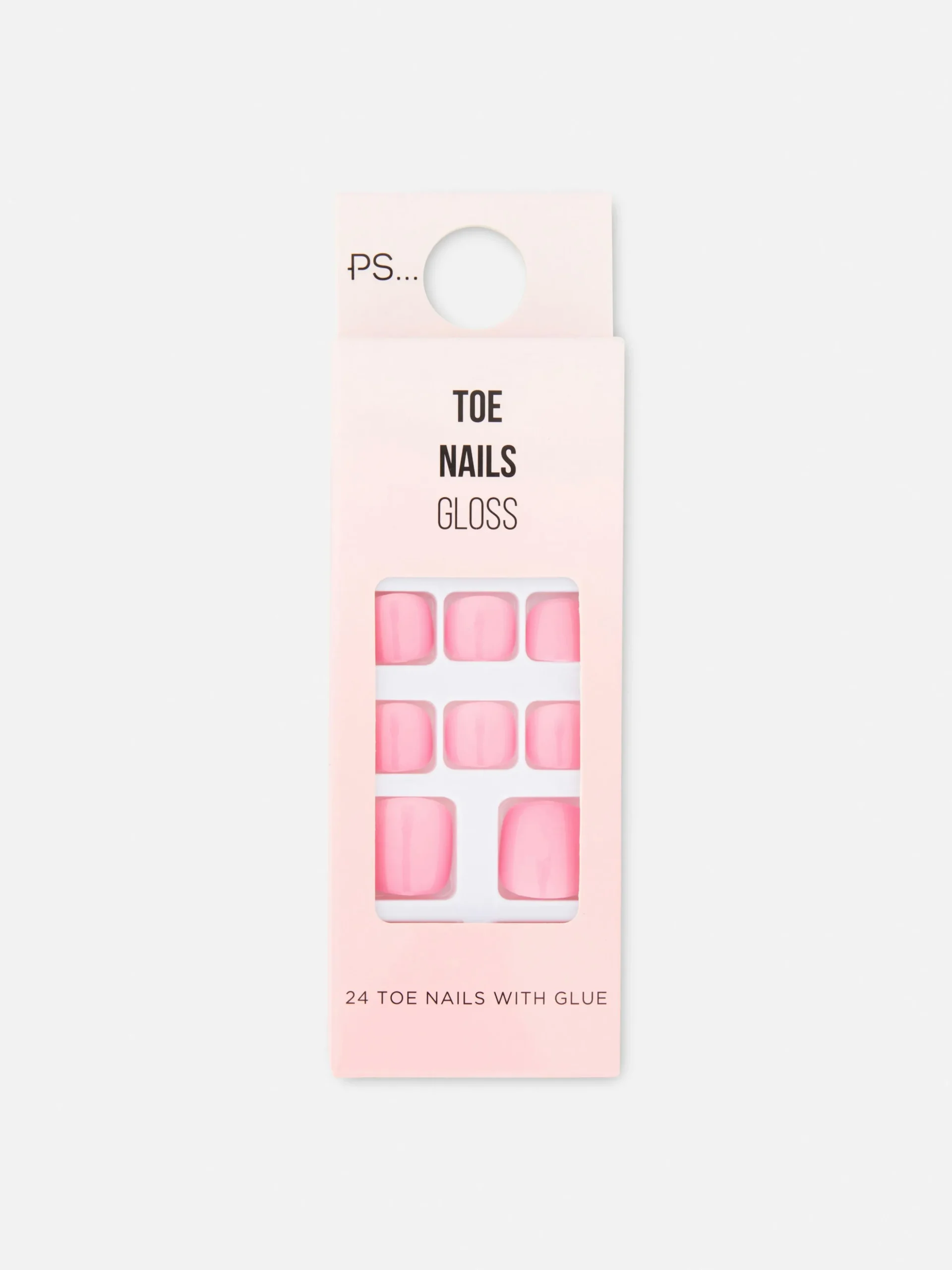 PS... Glanzende Kunstnagels Voor Je Tenen