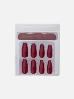 PS... Glanzende Spitse Kunstnagels Stiletto