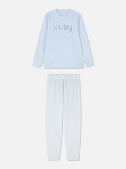 Pyjama Met Tekst En Lange Mouwen