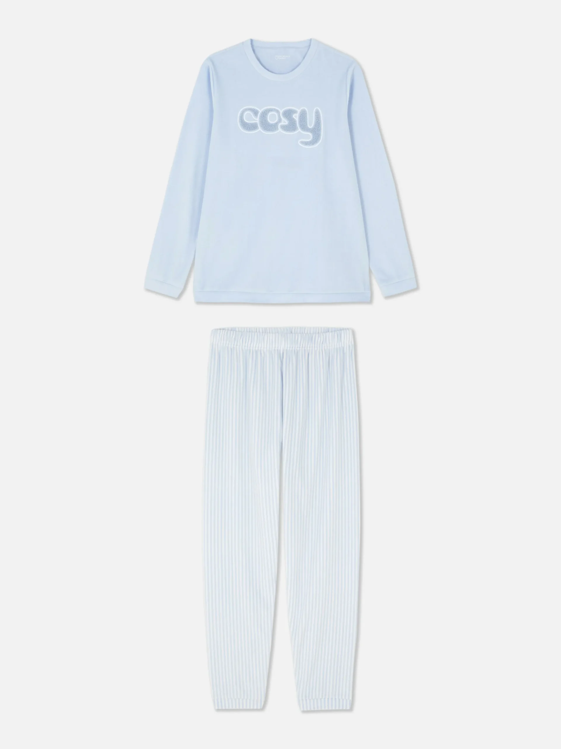 Pyjama Met Tekst En Lange Mouwen