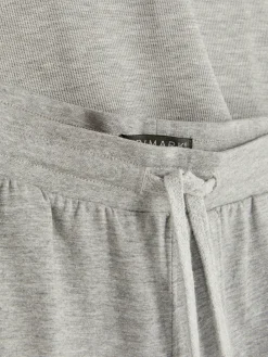 Pyjama Met T-shirt En Korte Broek Van Gewafelde Jersey