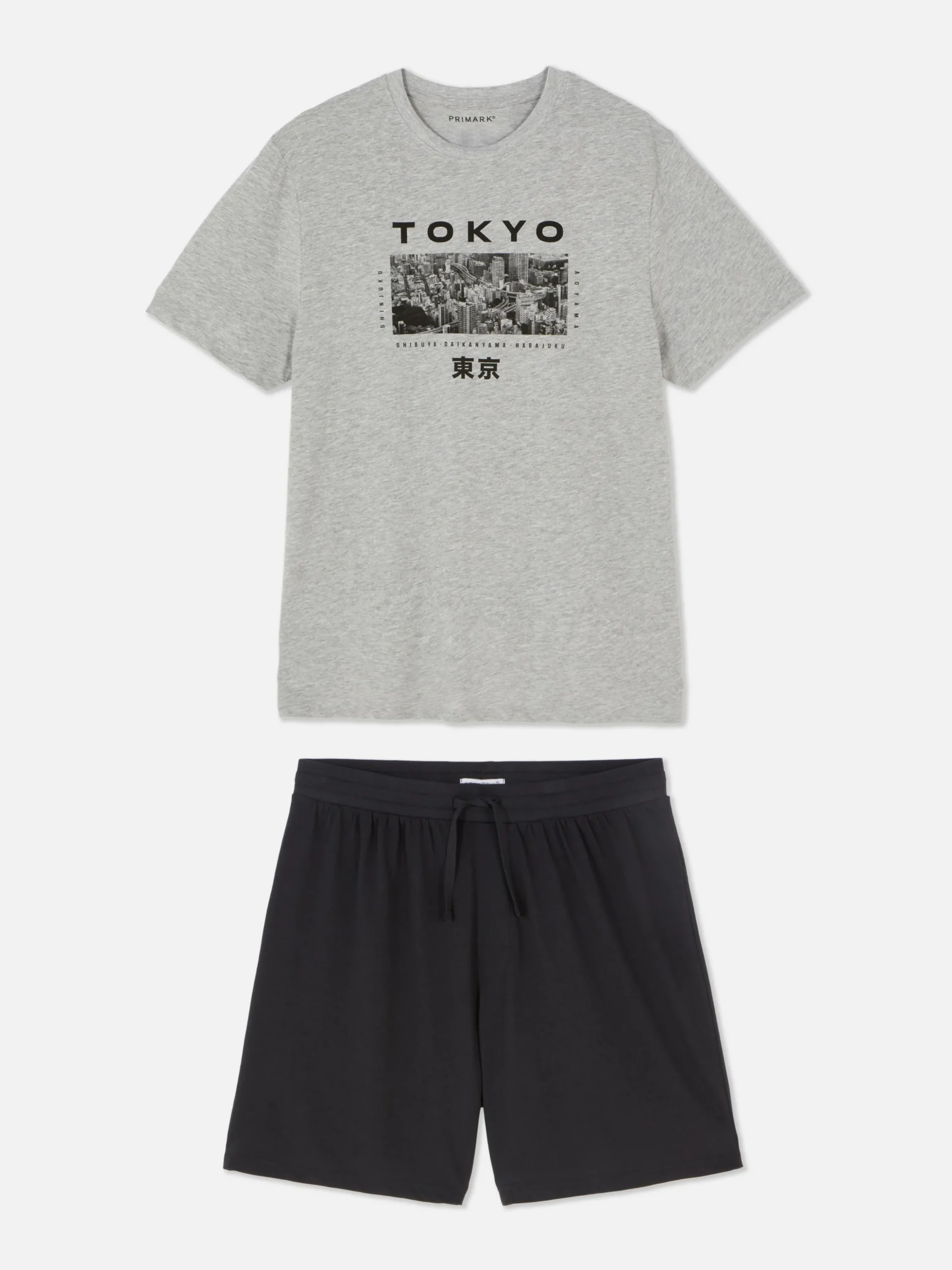 Pyjama Met T-shirt En Korte Broek Tokyo