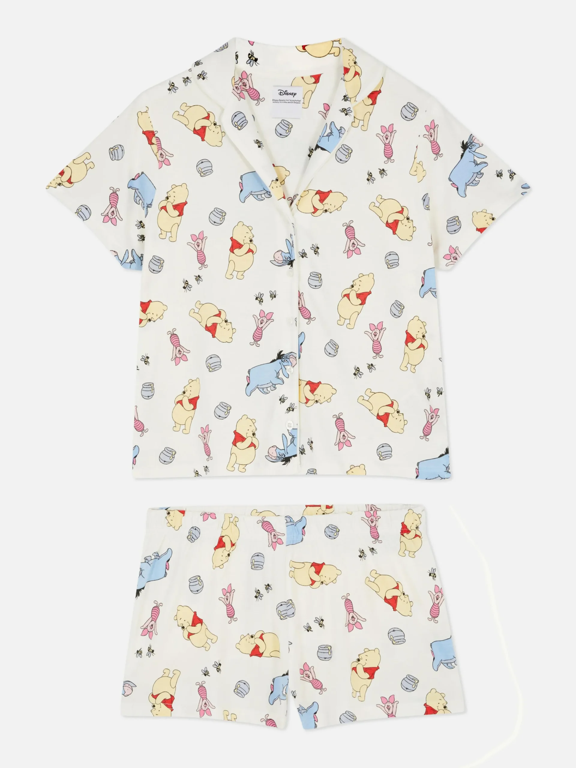 Pyjama Met T-shirt En Short Disney's Winnie De Poeh