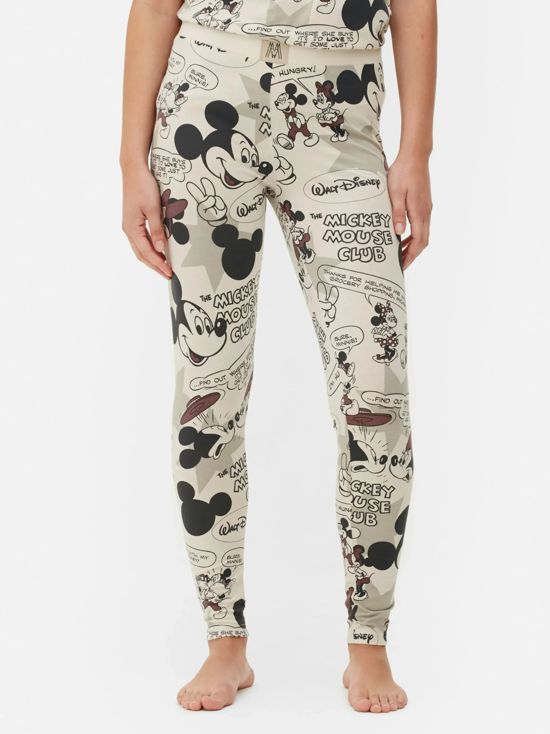 Pyjamalegging Disney's Mickey Mouse Retro Stripprint